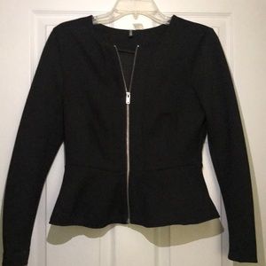 Black Peplum Blazer